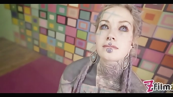 ANAL QUEEN Anuskatzz in corset plays with metal toy and gets her ass fucked by big dick and SQUIRTs