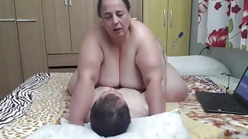 My BBW wife riding me until she orgasms