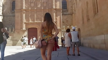 Cum on my Tinder date ass in the locker room and she shows me her ass on the street.