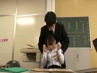 Sexual Debauchery in the Workplace: Japanese Boss Nails Employee in Tokyo Office
